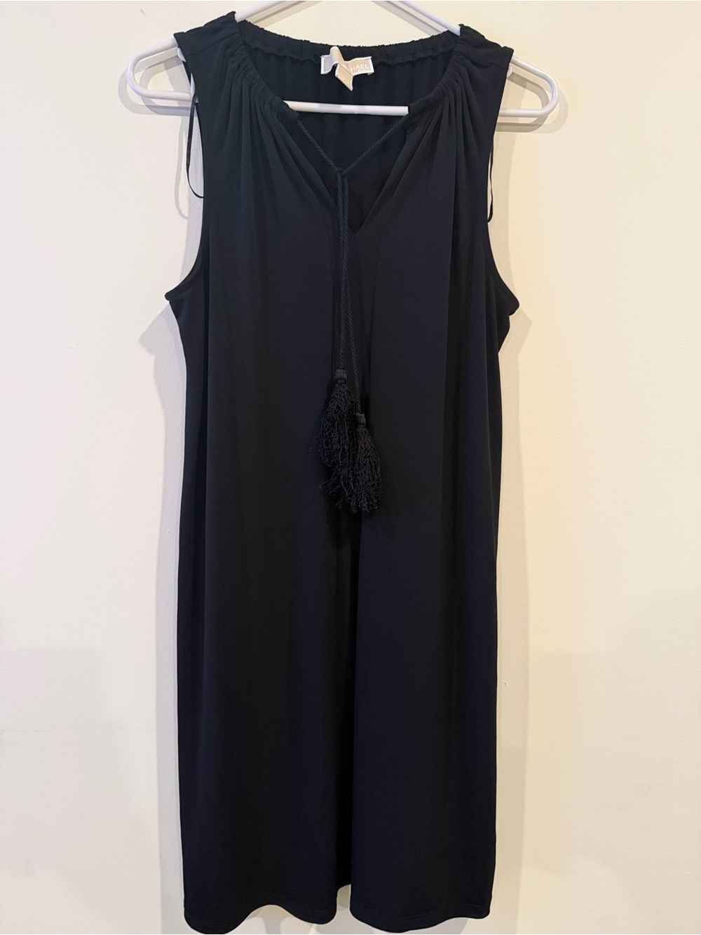 Michael Kors Black Dress with Beige Label